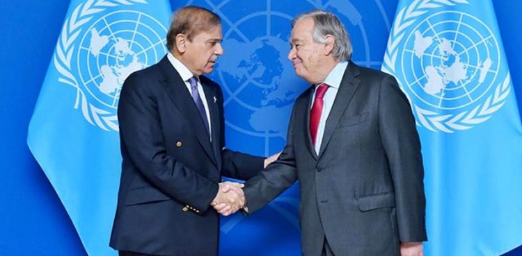 PM Shehbaz Sharif, UNSG, flood victims, New Global Financing Pact