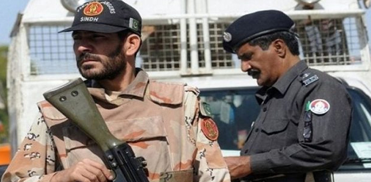 Karachi street criminal, Rangers police raid