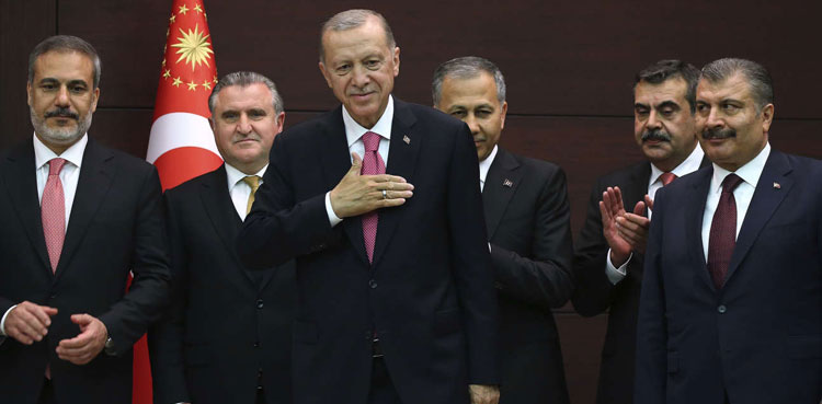 Turkey's Erdogan unveils new cabinet after inauguration