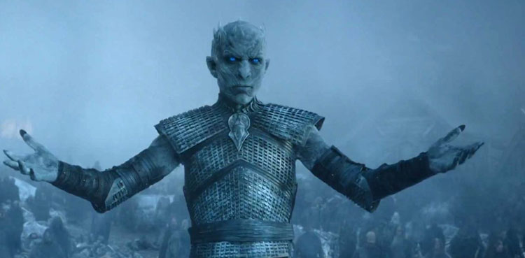 AI white walkers, game of thrones, AI image