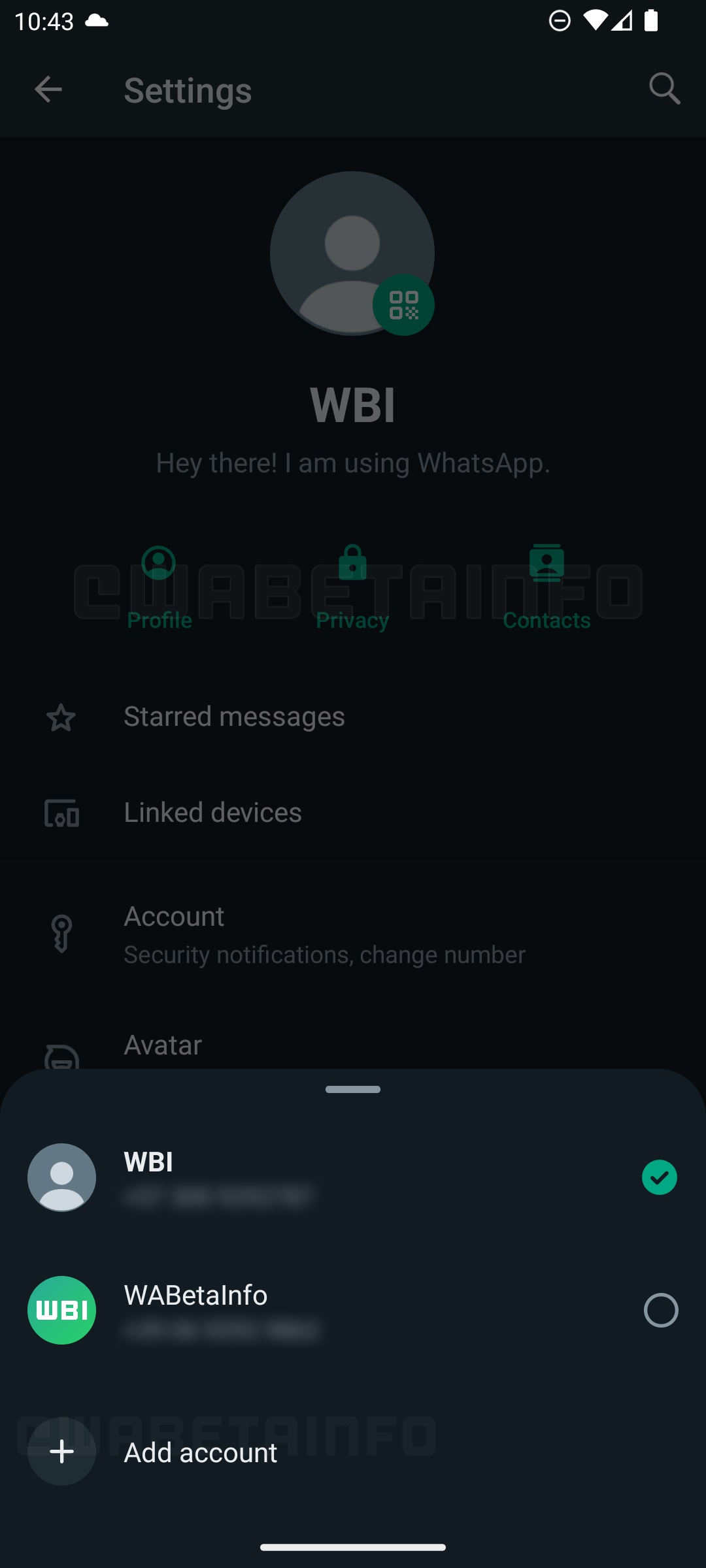 WhatsApp, multi-account support, single phone