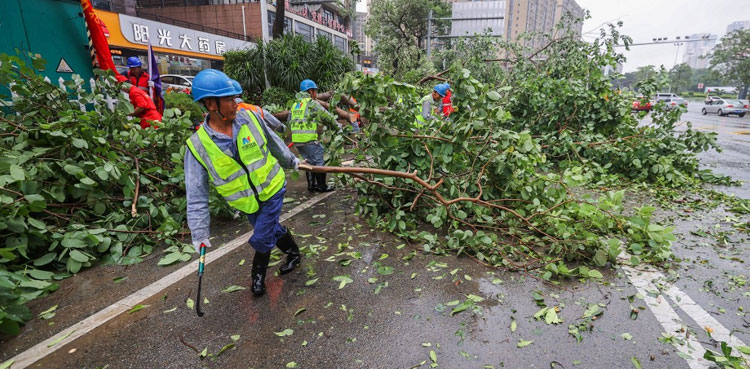 Beijing on alert as Typhoon Doksuri sweeps northwards