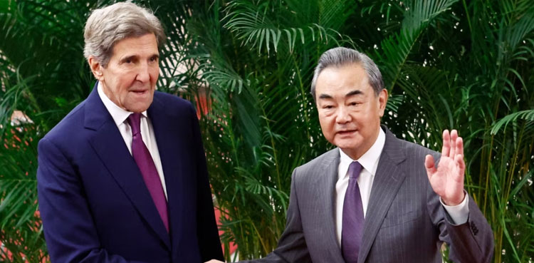 US climate envoy Kerry meets China's top diplomat in Beijing