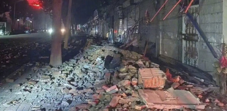 21 injured, buildings collapse as 5.4 quake hits east China