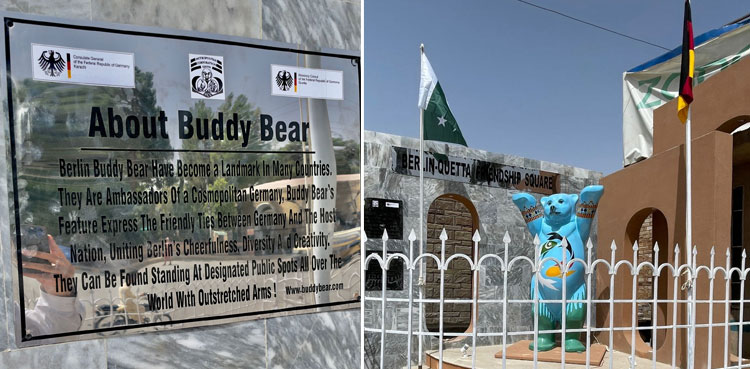 Berlin’s ‘Buddy Bear’ reaches Quetta