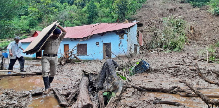 Search for survivors after Indian floods, landslides kill 58