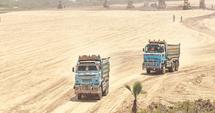 Malir Expressway Construction