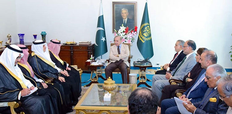 PM Shehbaz Sharif, Saudi Vice Foreign Minister, Waleed Abdulkarim El Khereji