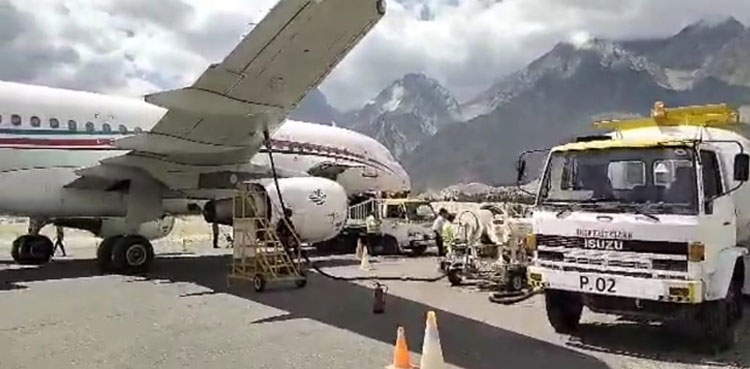 PSO commences aircraft refuelling at Skardu airport