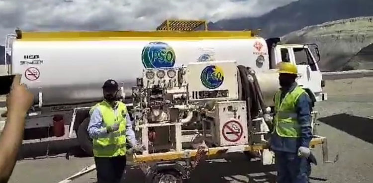 aircraft refueling, PSO, Skardu airport