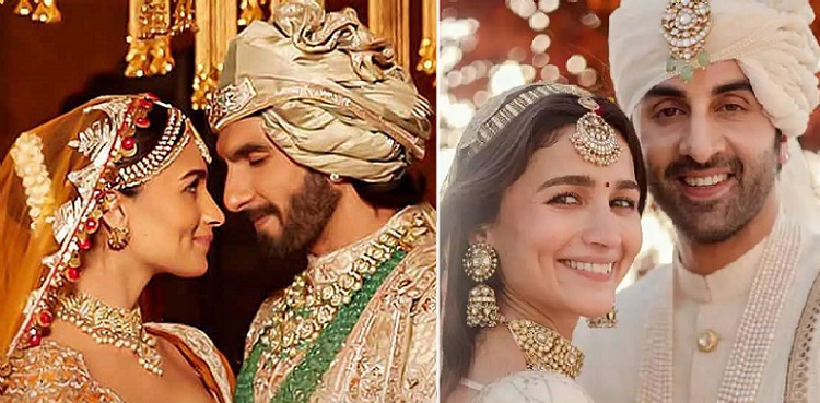 In pics: Ranveer Singh and Alia Bhatt's reel wedding looks from Rocky Aur  Rani Kii Prem Kahaani