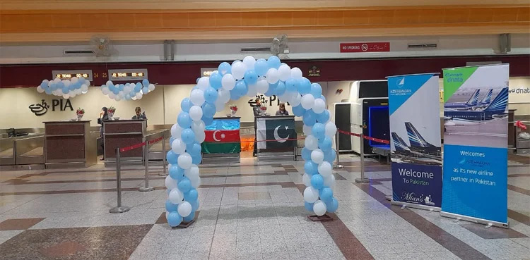 Azerbaijan, launches, direct flight operations, Pakistan