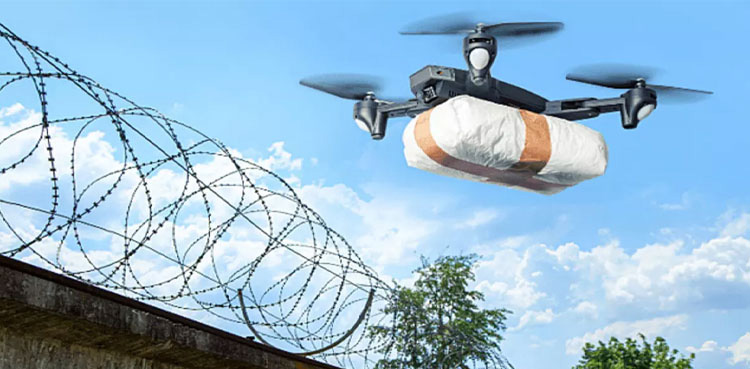 drug smuggling, smuggling via drone, DSP suspended