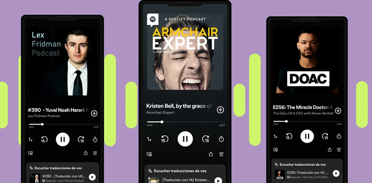 Spotify podcasts translation