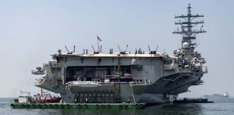 US-aircraft-carrier-arrive-south-korea