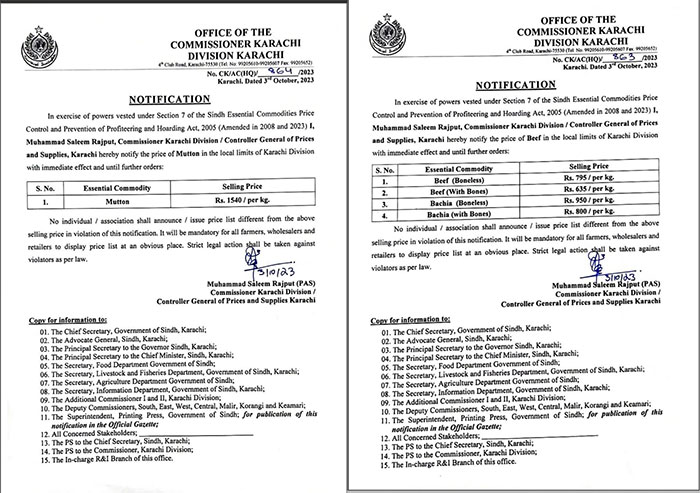 meat prices, Karachi meat prices