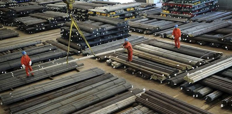 Steel bar prices, record low, USD