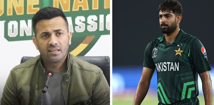 Haris Rauf reacts to Wahab Riaz's statement