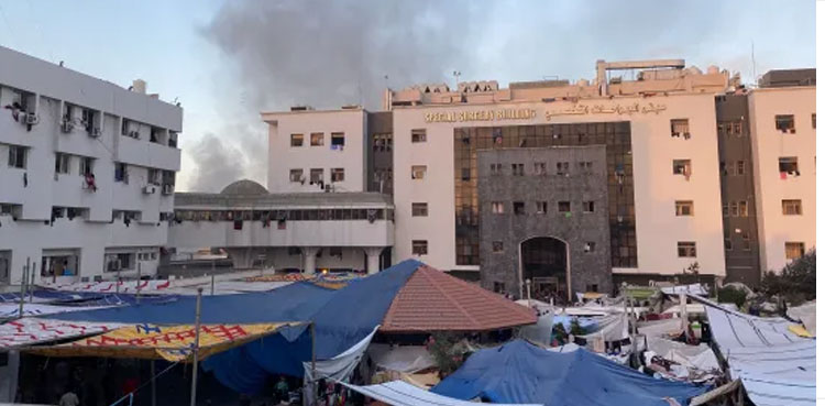 Israel bombards Gaza hospitals as death toll tops 1100