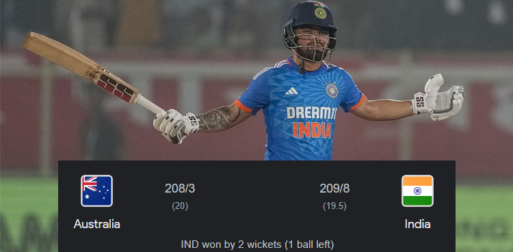 IND vs AUS, T20I, Rinku Singh, last-ball six, not counted