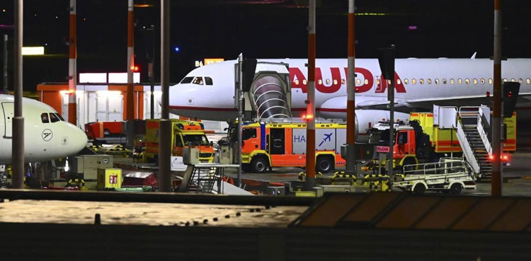 Hamburg airport traffic halted over 'custody dispute hostage situation'