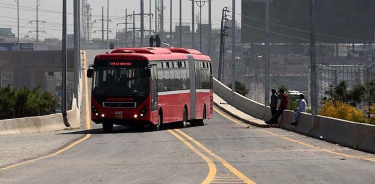 Metro bus service suspended PTI rally