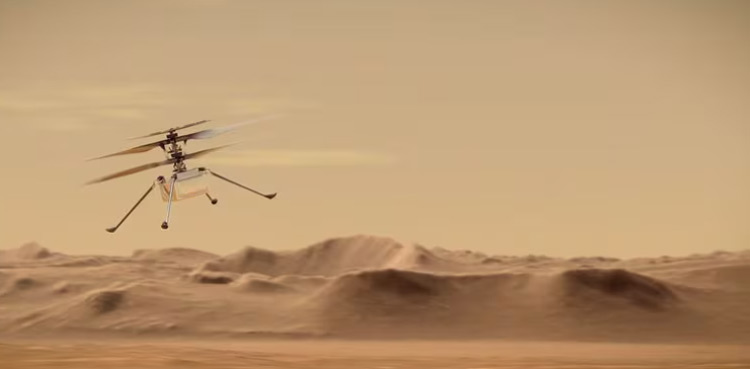 NASA Mars helicopter Ingenuity grounded