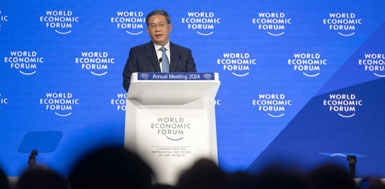 Davos, Chinese premier