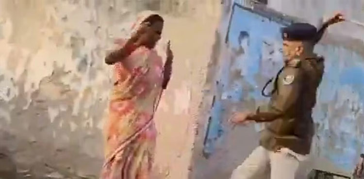 Viral Video, Dalit woman, police officer, Bihar