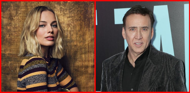 nicolas cage, margot robbie, hollywood, barbie, barbie film, hollywood actress, oscar awards, oscar, oscar awards 2024,