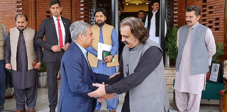 Mohsin Naqvi, Gandapur vow to work together to combat terrorism