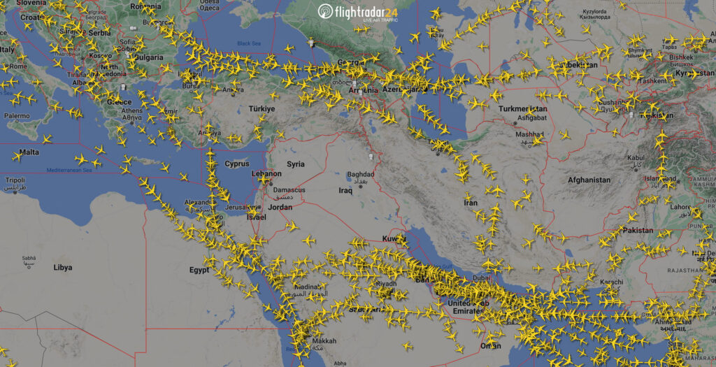 Israel airspace open Iran attacks