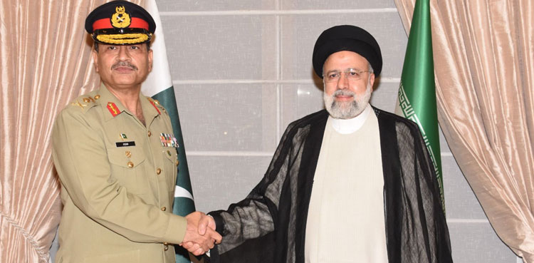 COAS Munir, Iran president