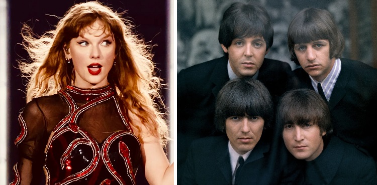 taylor swift, tortured poets department, beatles record