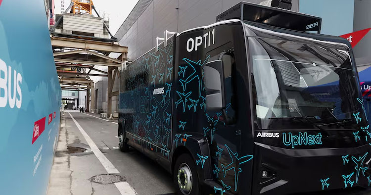 WATCH: Airbus fits electric truck with airliner cockpit