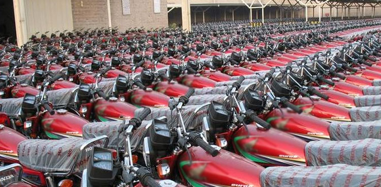 Motorbikes, three wheelers' sale slumps 6.49pc in Pakistan