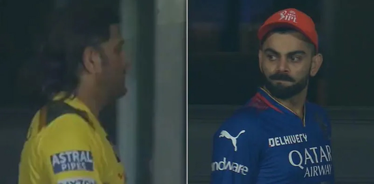 IPL VIRAL, MS Dhoni, skips Handshakes, RCB players, Virat Kohli