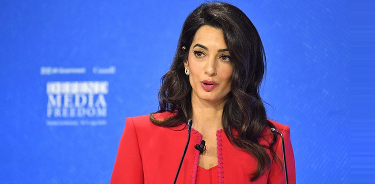 amal clooney, evidence on crimes, gaza war