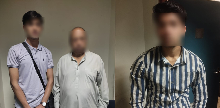 Two passengers arrested, travelling abroad, fake documents