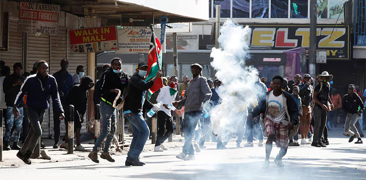 Kenya new protests, tight security, capital Nairobi