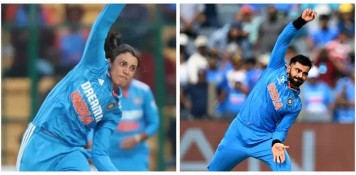 VIRAL: Smriti Mandhana strikes with Virat Kohli-like bowling action