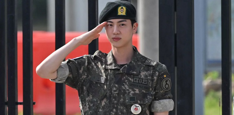 BTS, jin, military service