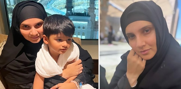 sania mirza embarks hajj journey