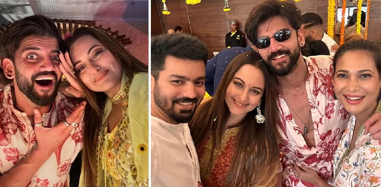 sonakshi sinha, zaheer iqbal, wedding, mehendi, viral pictures