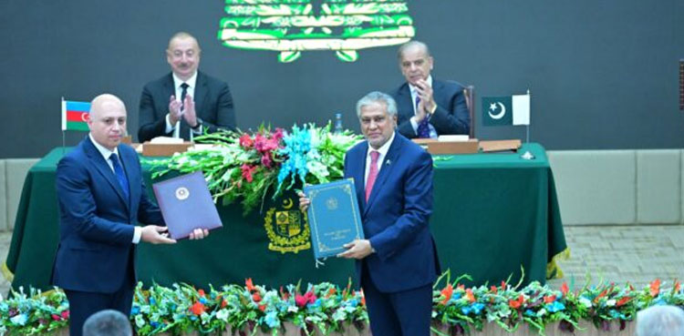 Pakistan, Azerbaijan sign 15 agreements in various fields