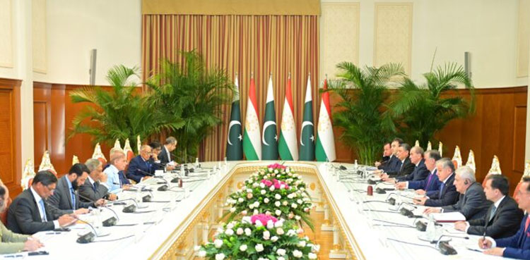 PM Shehbaz, President Emomali, Pakistan Tajikistan