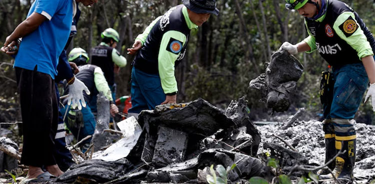 Nine believed dead after plane crashes in Thai jungle