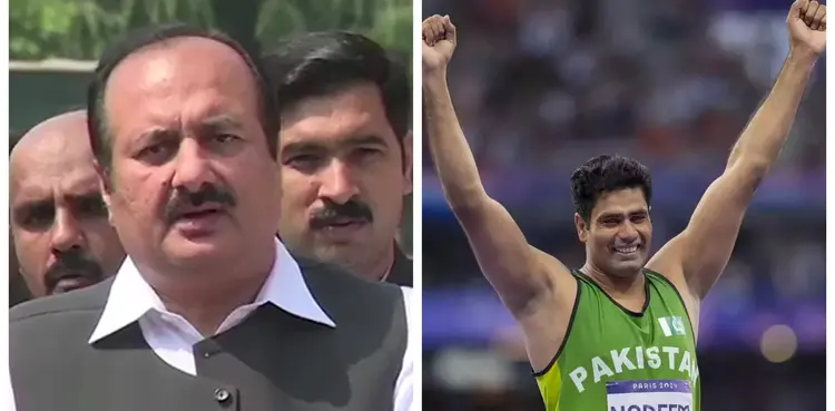 Rana Mashood, PM Shehbaz, Arshad Nadeem, Paris Olympics 2024,