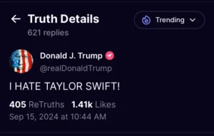 donald trump, taylor swift, us president