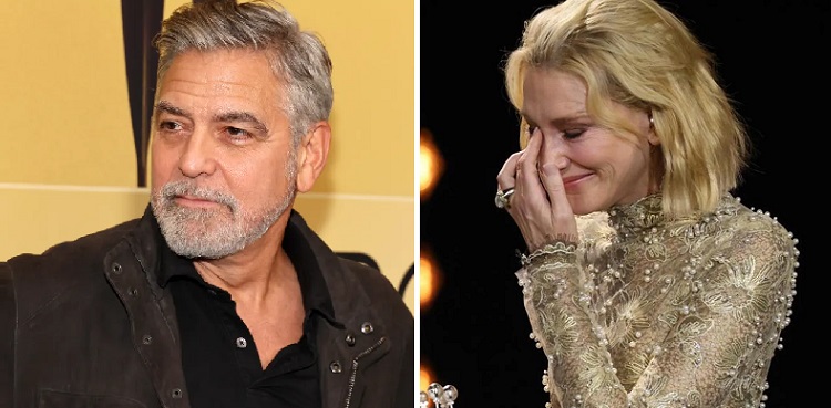 George Clooney leaves Cate Blanchett in tears